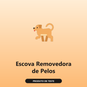 Escova Removedora de Pelos Autolimpante
