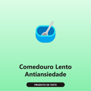 Comedouro Lento Antiansiedade
