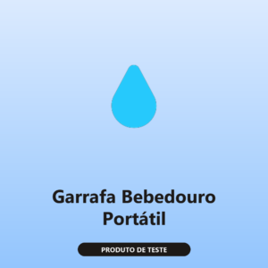 Garrafa Bebedouro Portátil para Passeio