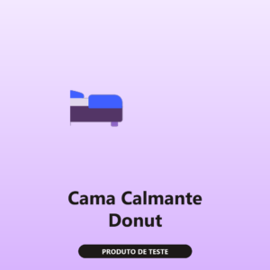 Cama Calmante Tipo Donut