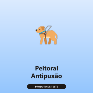 Peitoral Ajustável Antipuxão